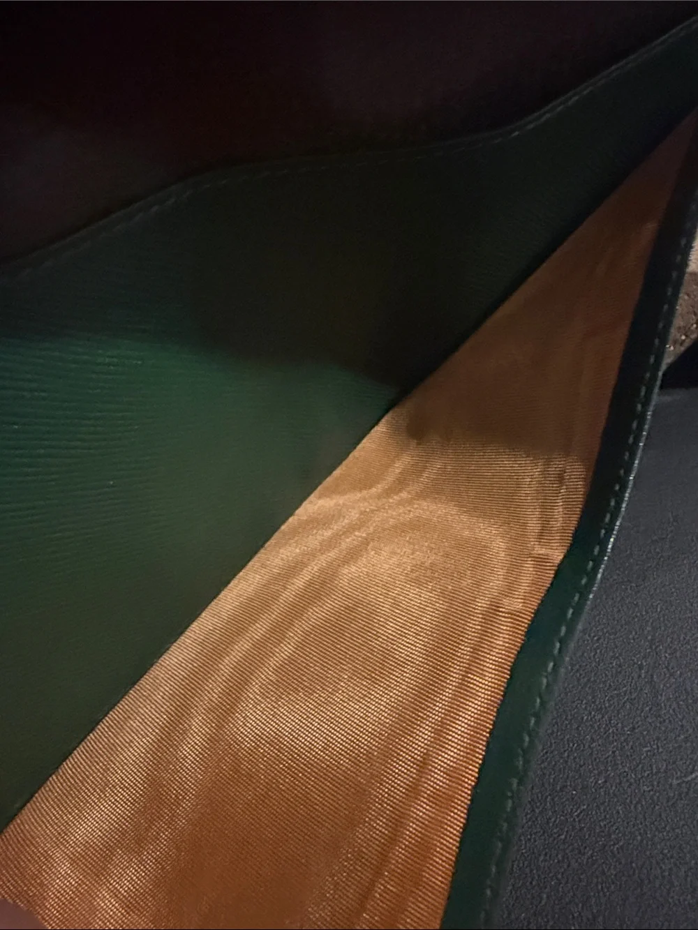 Gucci Beige GG Supreme Canvas Continental Wallet with Red and Green Web